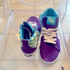 ✅SOLD✅ Kids Sk8-Hi Checkerboard Vans